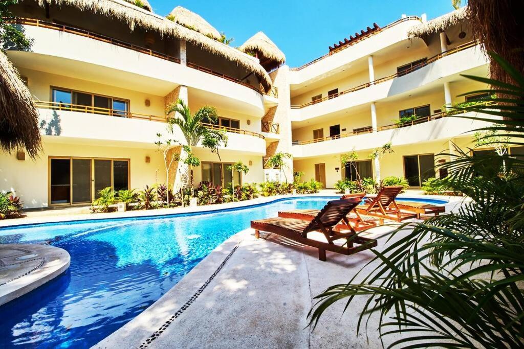 Puerta Zama - Luxury Apartments Тулум Екстериор снимка